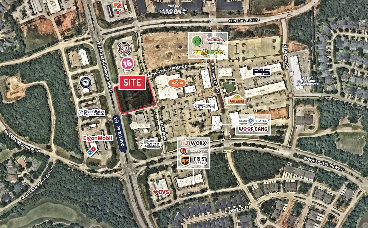 779 Fish Creek Thoroughfare, Montgomery, TX for sale Aerial- Image 1 of 3