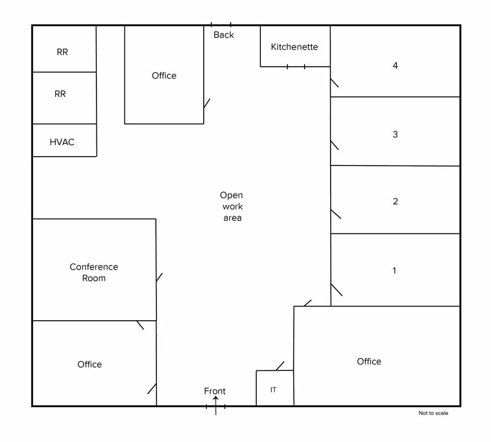 27062-27100 Oakmead Dr, Perrysburg, OH 43551 - Unité 27064 -  - Plan d’étage - Image 1 of 9