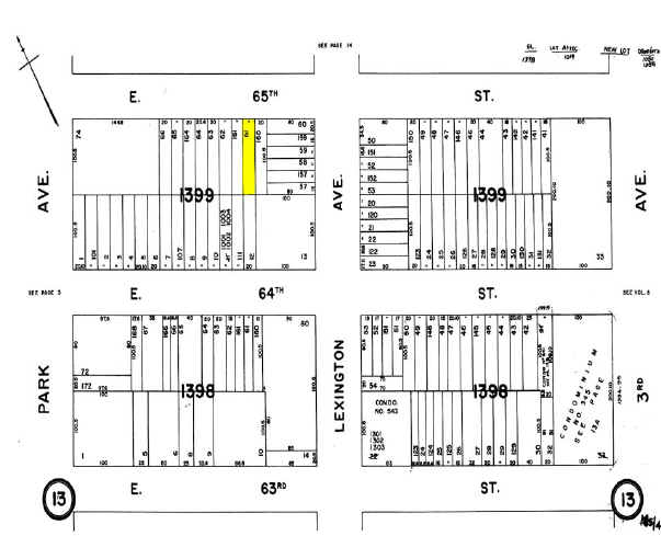 128 E 65th St, New York, NY for sale - Plat Map - Image 2 of 2