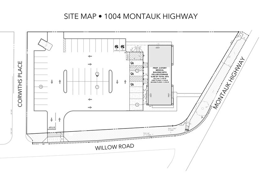 1004 Montauk Hwy, Water Mill, NY for lease - Site Plan - Image 3 of 4