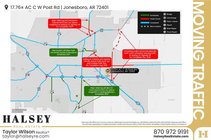C W Post Road, Jonesboro, AR à vendre - Photo du bâtiment - Image 2 de 7