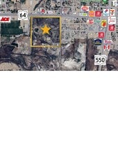 HWY 64, Bloomfield, NM - AÉRIEN  Vue de la carte