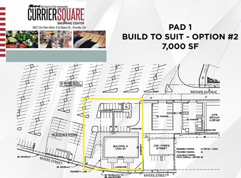 Myers St, Oroville, CA à louer - Plan de site - Image 3 de 4