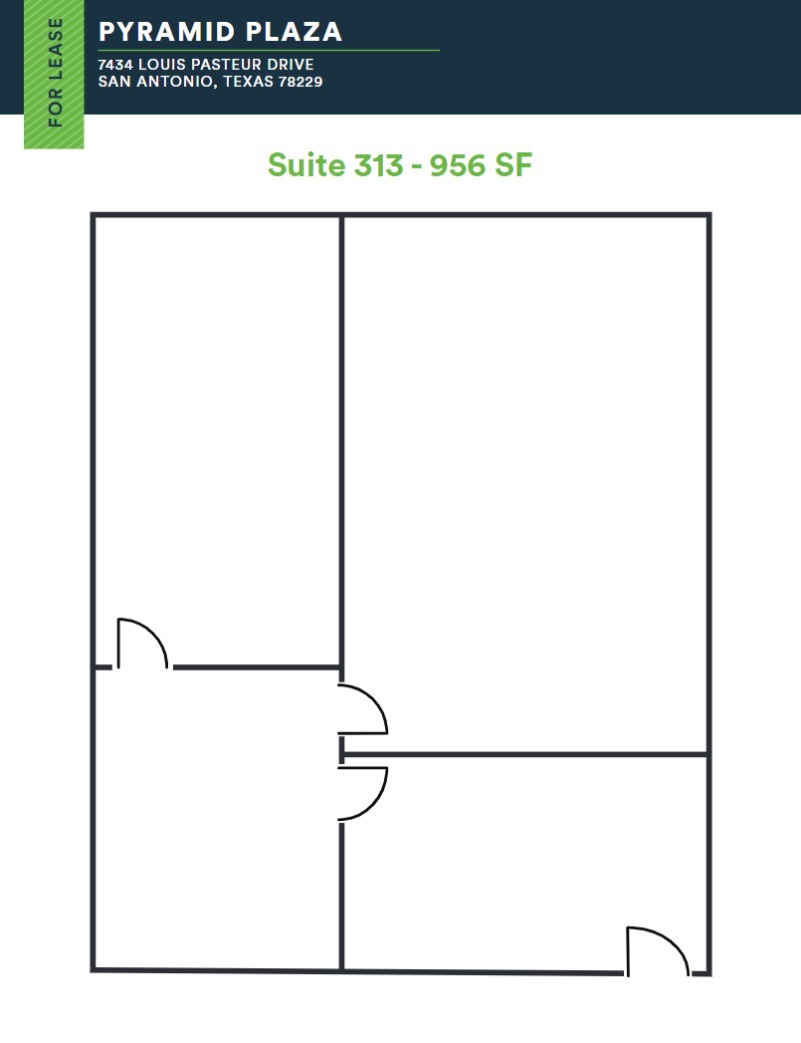 7434 Louis Pasteur Dr, San Antonio, TX à louer Plan d  tage- Image 1 de 1