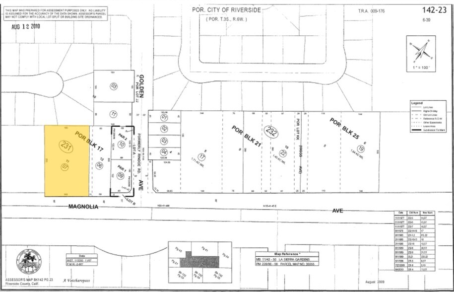 11325 Magnolia Ave, Riverside, CA à vendre - Plan cadastral - Image 3 de 11