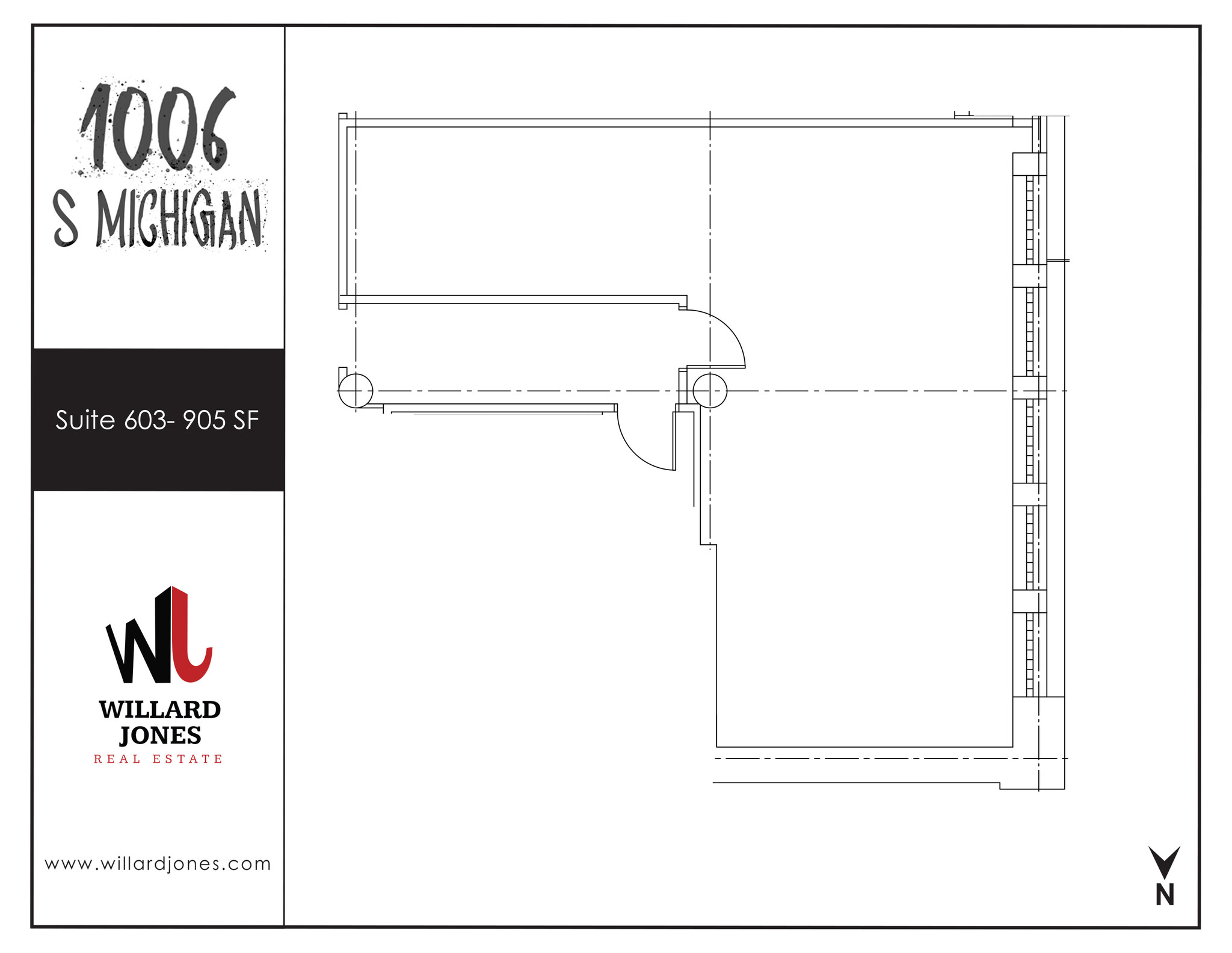 1006 S Michigan Ave, Chicago, IL à louer Plan d  tage- Image 1 de 1