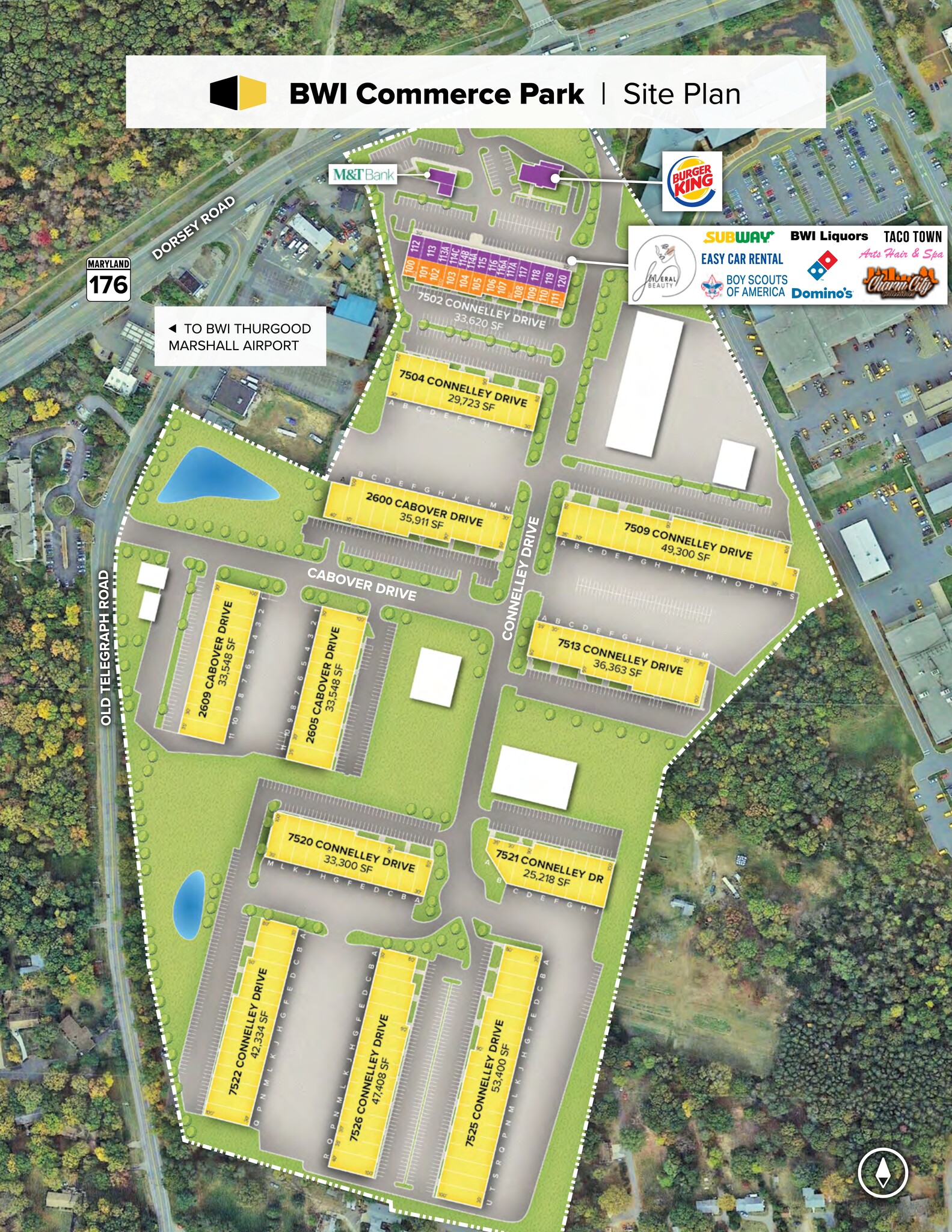 2609 Cabover Dr, Hanover, MD à louer Plan de site- Image 1 de 2