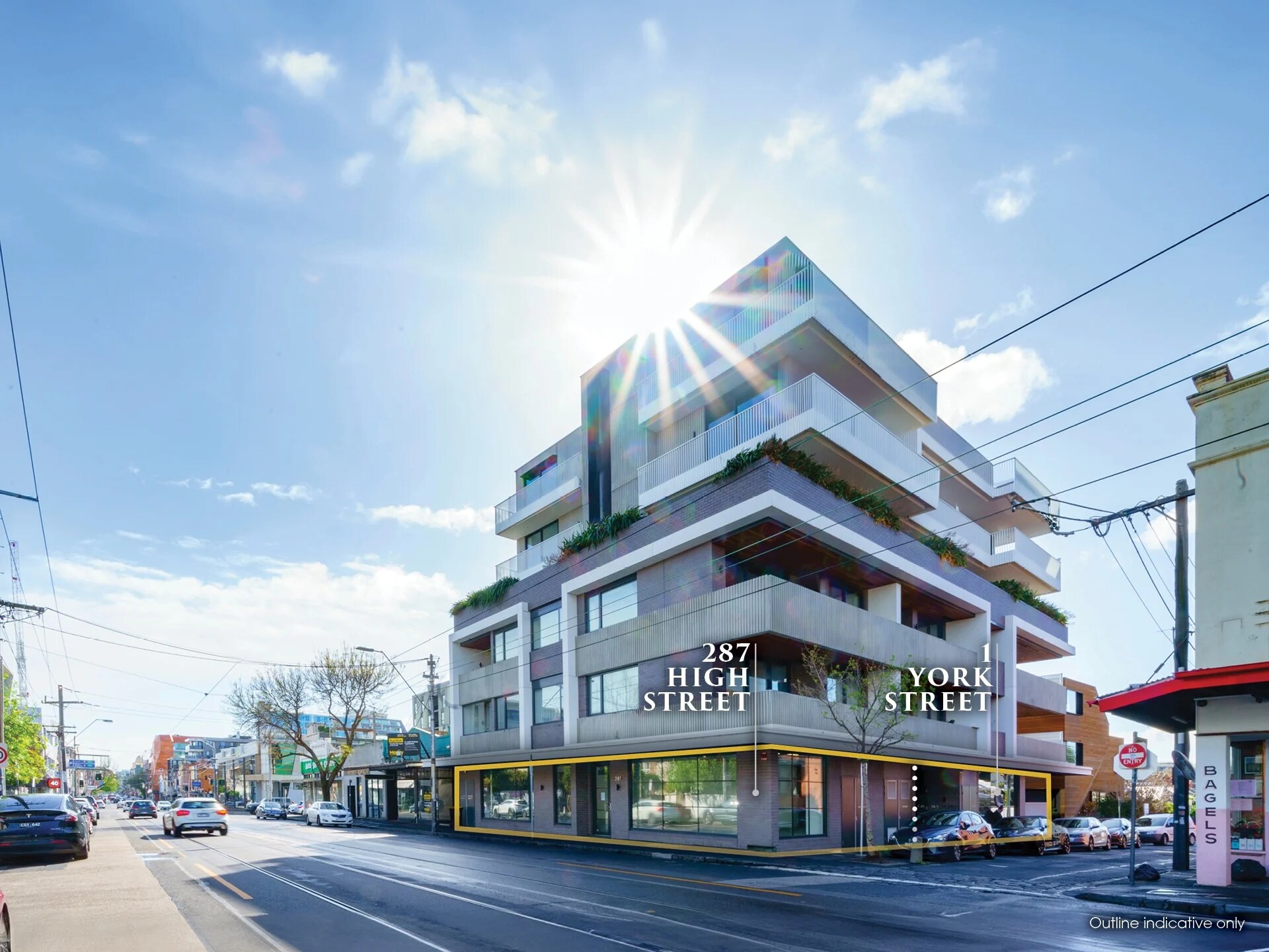 1A York St, Prahran à louer Photo du bâtiment- Image 1 de 5