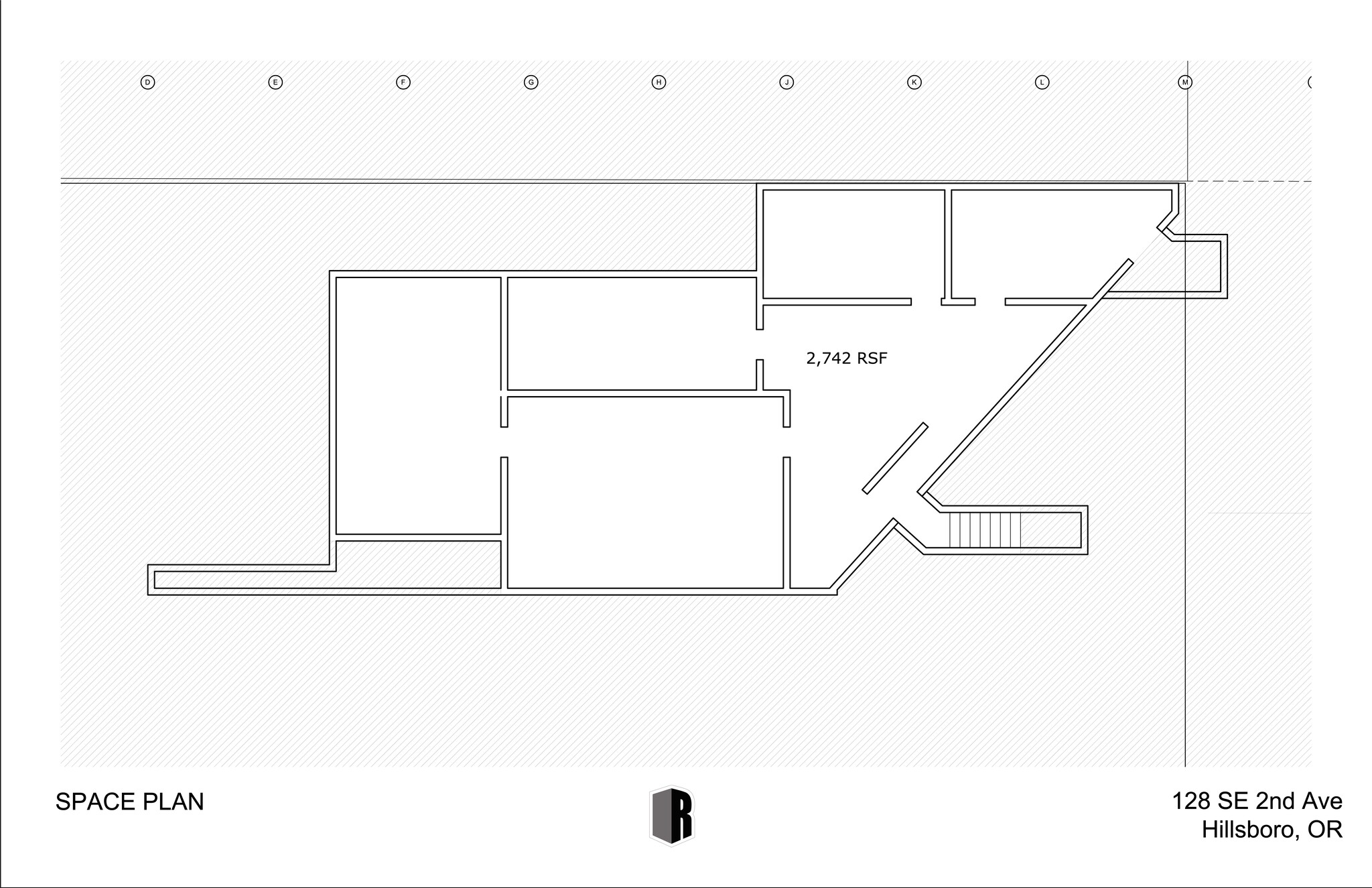 210 E Main St, Hillsboro, OR à louer Plan de site- Image 1 de 1