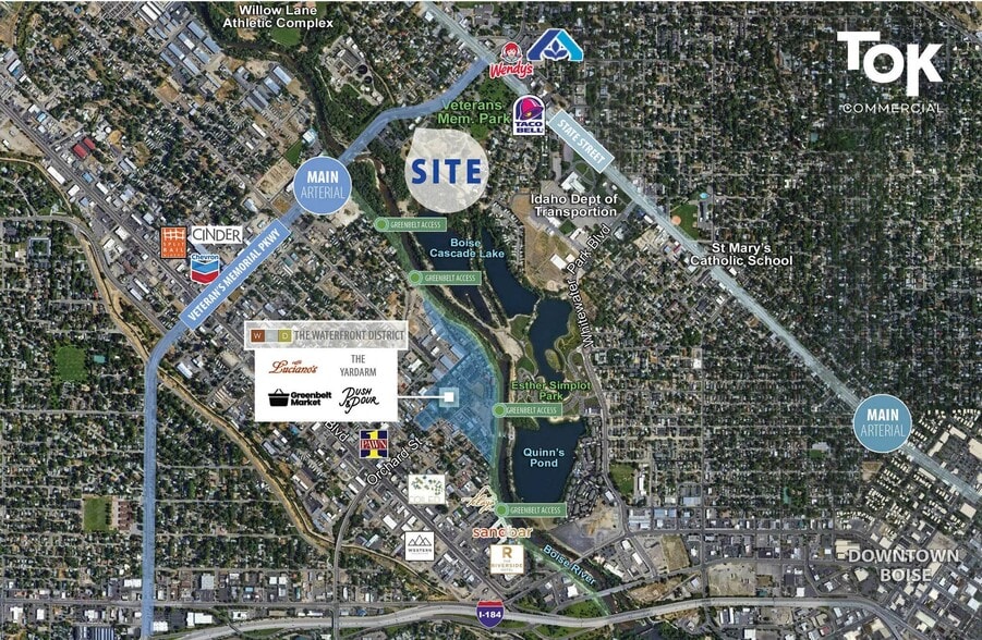 801 N Stilson Rd, Boise, ID for lease - Aerial - Image 3 of 3