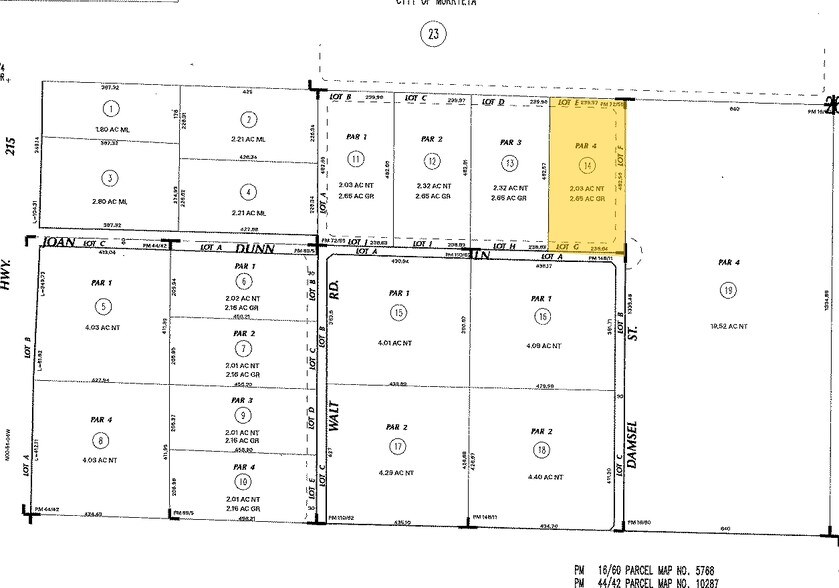 28330 Joan Dunn Ln, Murrieta, CA à vendre - Plan cadastral - Image 2 de 4
