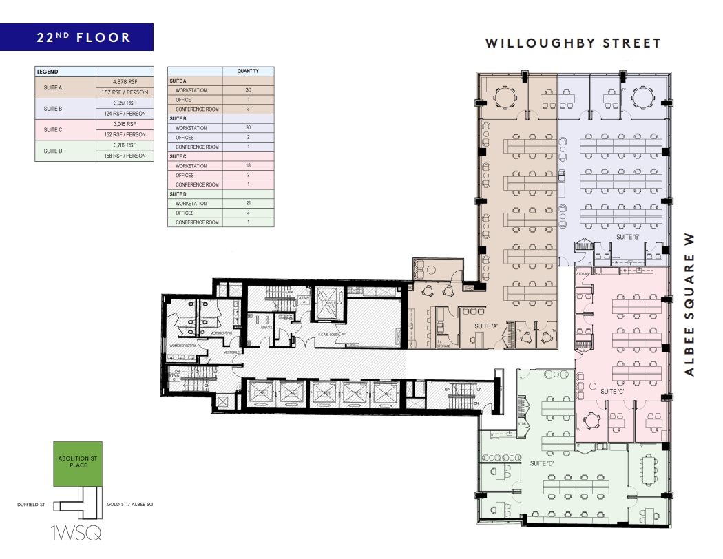 1 Willoughby Sq, Brooklyn, NY for lease Floor Plan- Image 1 of 1