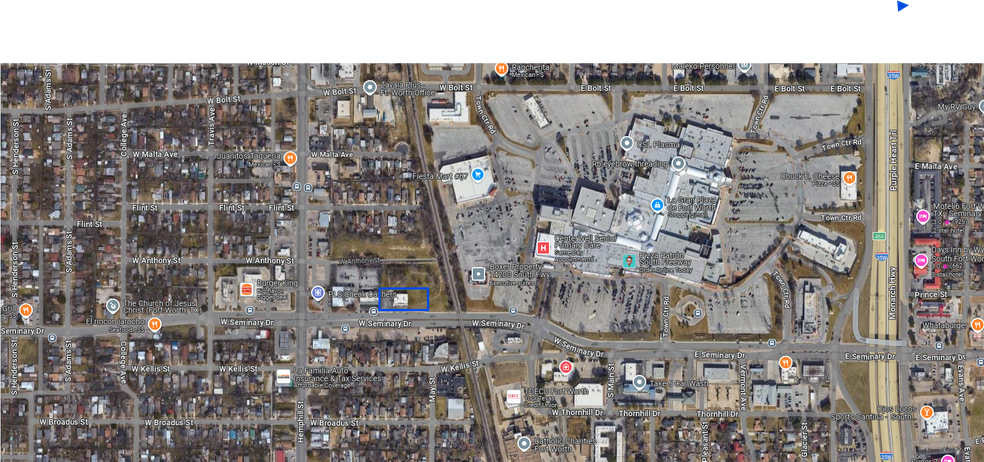 520 W Seminary Dr, Fort Worth, TX à louer - Aérien - Image 2 de 3