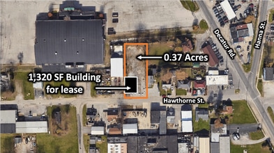 517 E Hawthorne St, Fort Wayne, IN - Aerial map view