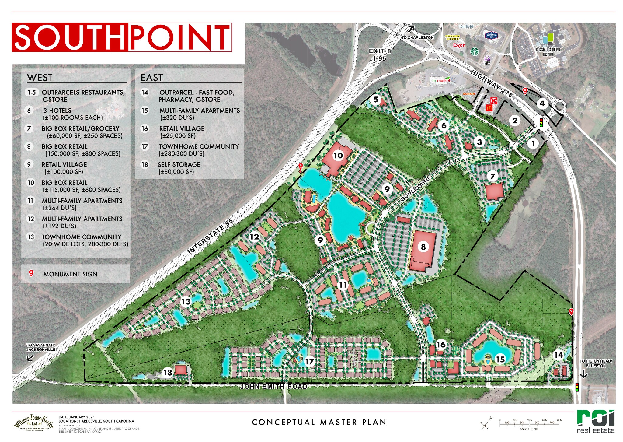123 John Smith rd, Hardeeville, SC à vendre Plan cadastral- Image 1 de 3