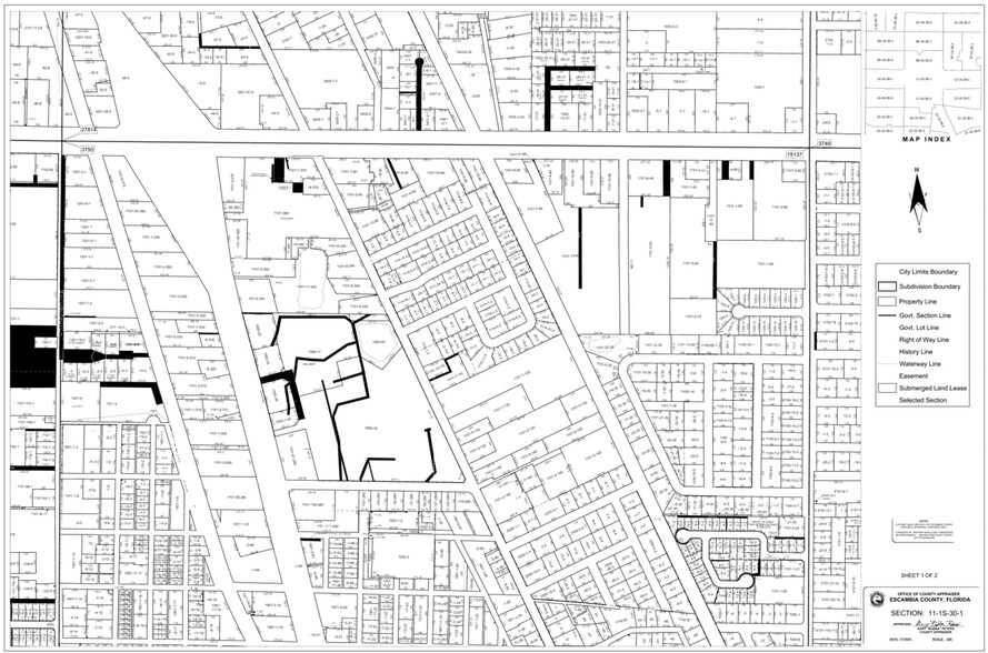 75 W Hood Dr, Pensacola, FL à louer - Plan cadastral - Image 3 de 3