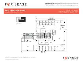 5151 Belt Line Rd, Dallas, TX à louer Plan d’étage- Image 1 de 2