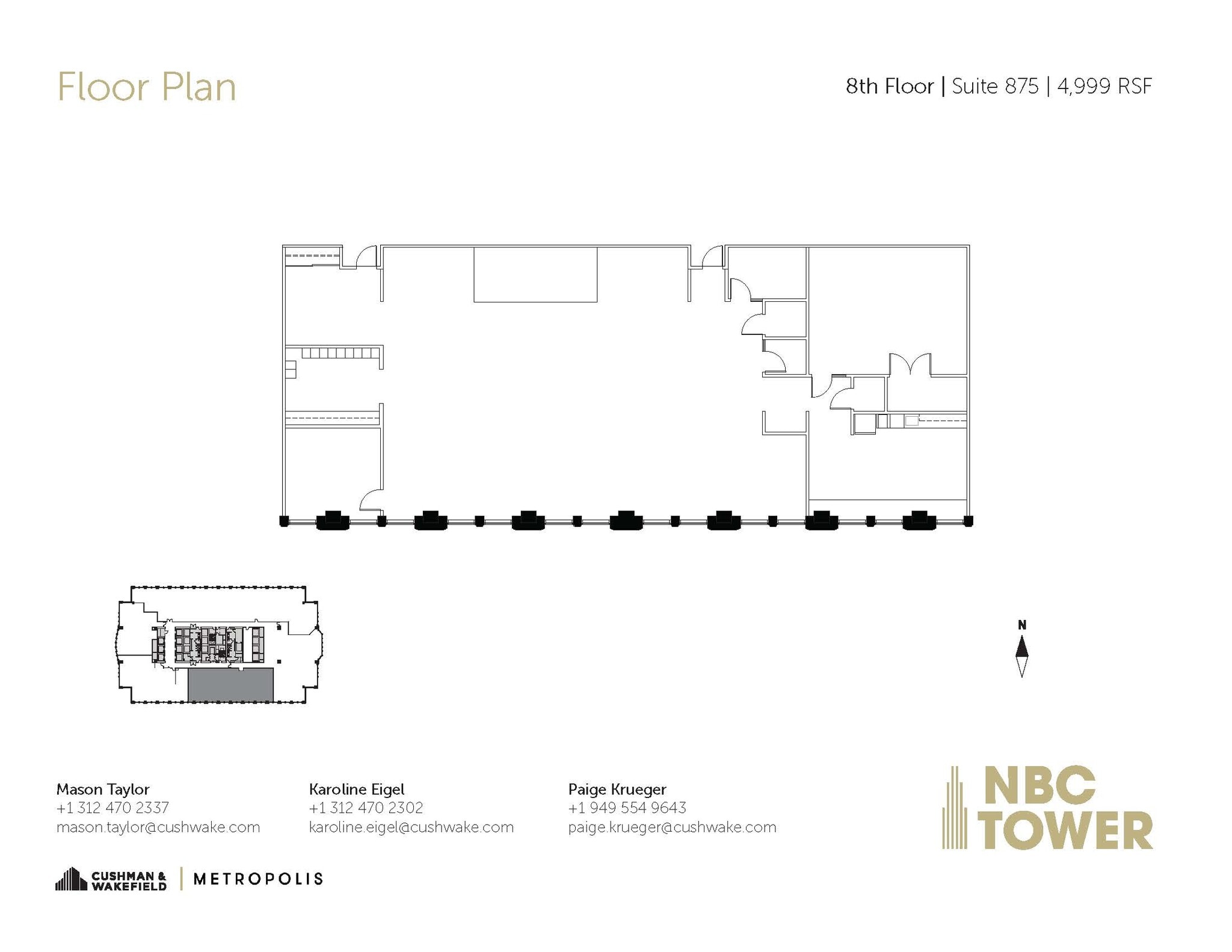 455 N Cityfront Plaza Dr, Chicago, IL for lease Floor Plan- Image 1 of 1