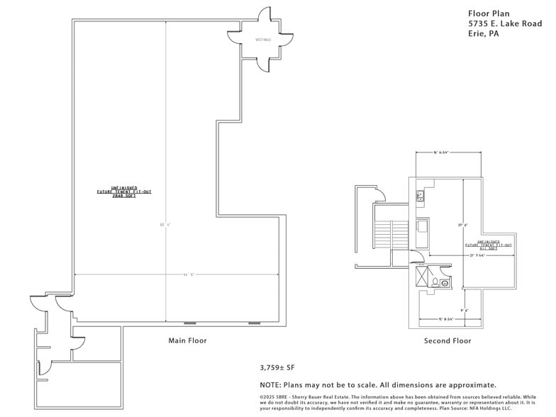 5735 East Lake Rd, Erie, PA for lease - Floor Plan - Image 3 of 6