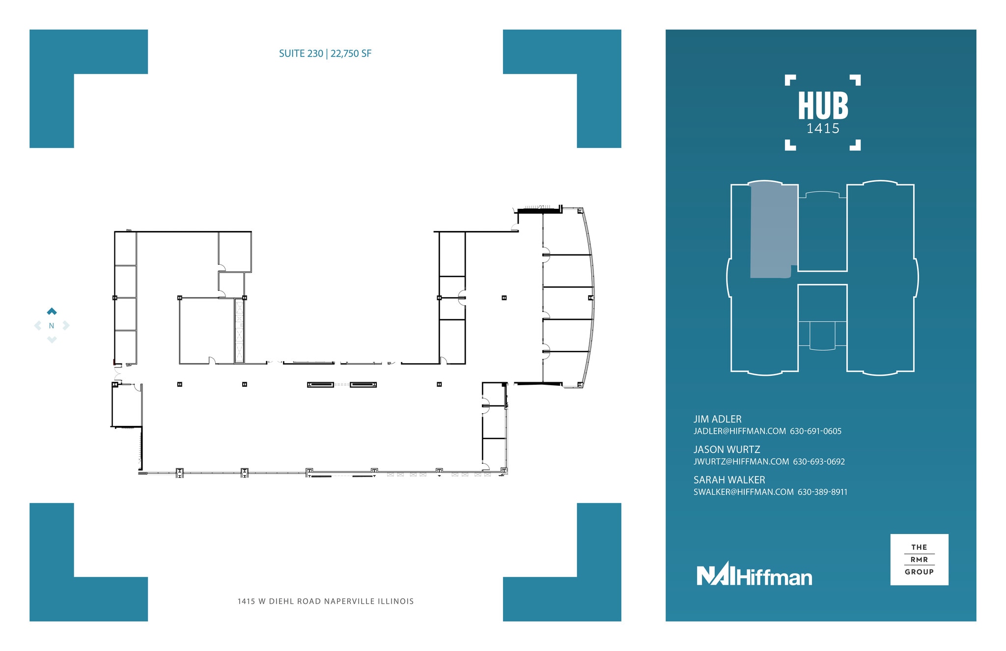 1415 W Diehl Rd, Naperville, IL for lease Floor Plan- Image 1 of 1