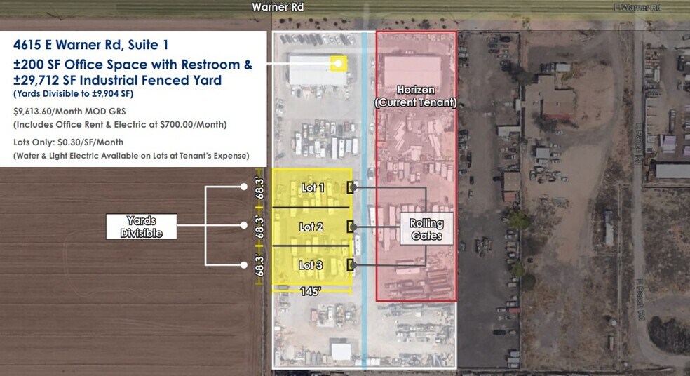 4615-4635 E Warner Rd, Gilbert, AZ à louer - Photo du bâtiment - Image 1 de 4