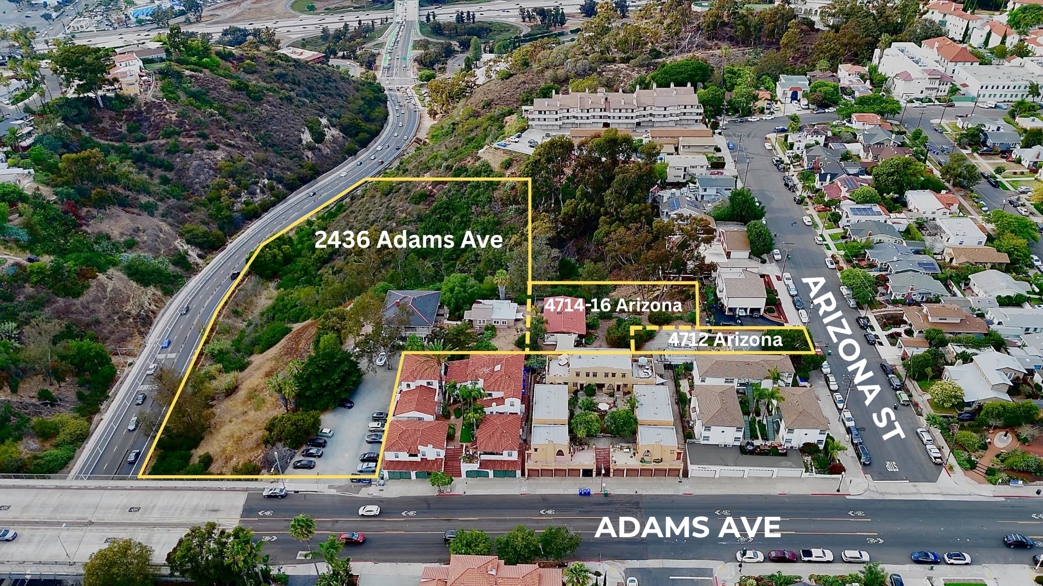 Adams & Arizona 43-Unit ADU Opportunity portfolio of 3 properties for sale on LoopNet.ca Aerial- Image 1 of 11