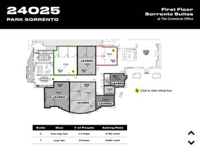 24025 Park Sorrento, Calabasas, CA for lease Floor Plan- Image 1 of 1