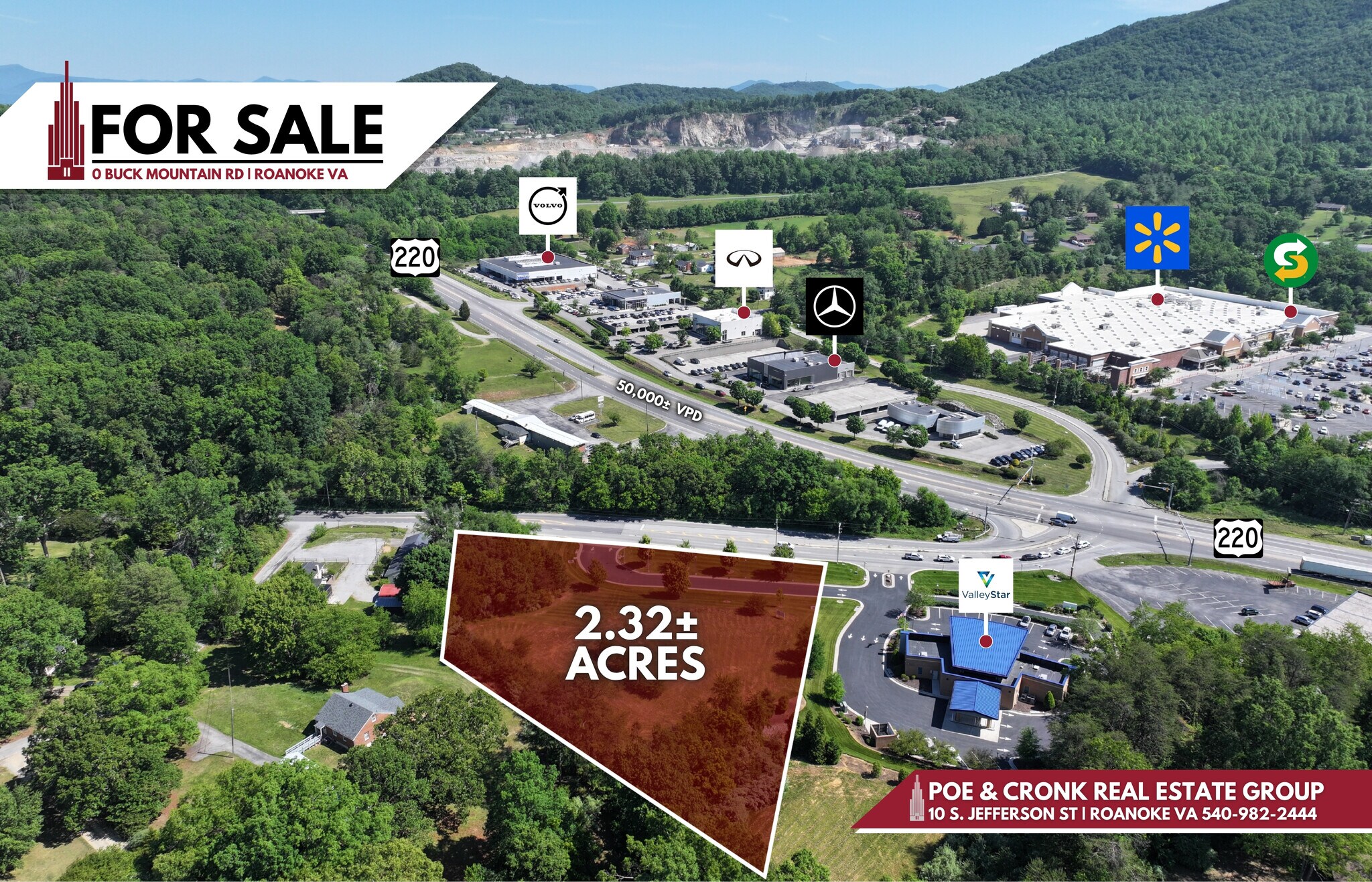 0 Buck Mountain, Roanoke, VA à vendre Aérien- Image 1 de 6