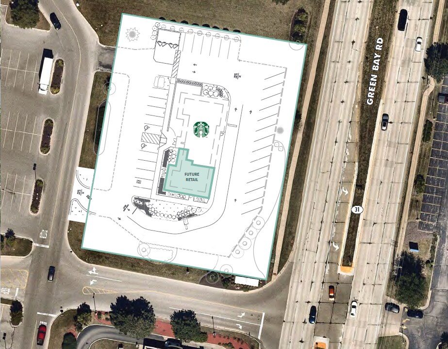 6906 Green Bay Rd, Kenosha, WI à louer Plan de site- Image 1 de 5