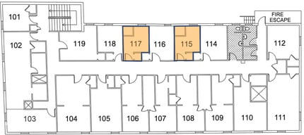 76 Broadway, Denver, CO à louer Plan d’étage- Image 1 de 1