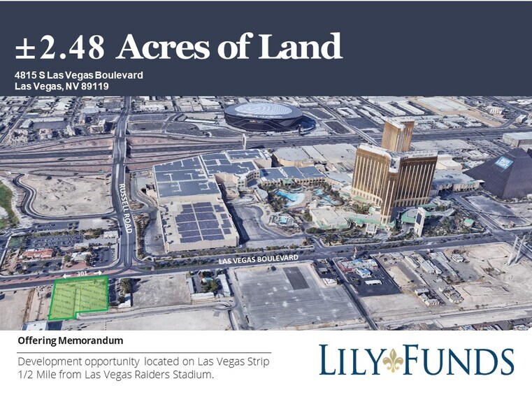 4815 S Las Vegas Blvd, Las Vegas, NV à vendre - Photo du bâtiment - Image 1 de 10