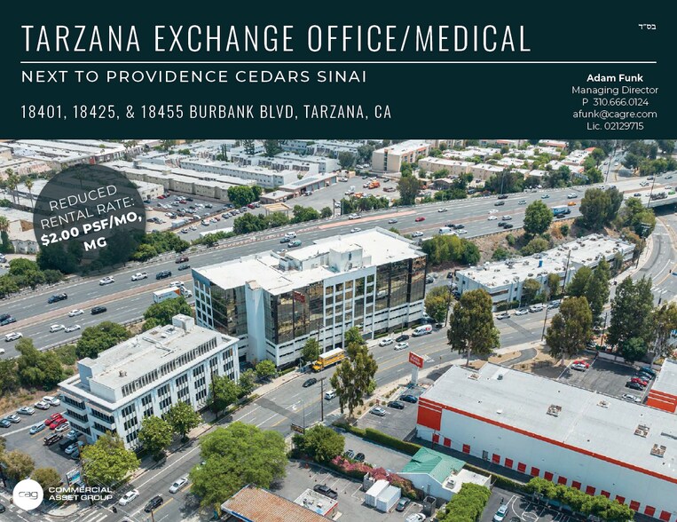 18425 Burbank Blvd, Tarzana, CA à louer - Photo du bâtiment - Image 1 de 4