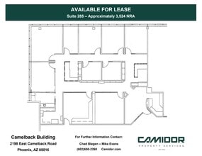2198 E Camelback Rd, Phoenix, AZ for lease Floor Plan- Image 1 of 1
