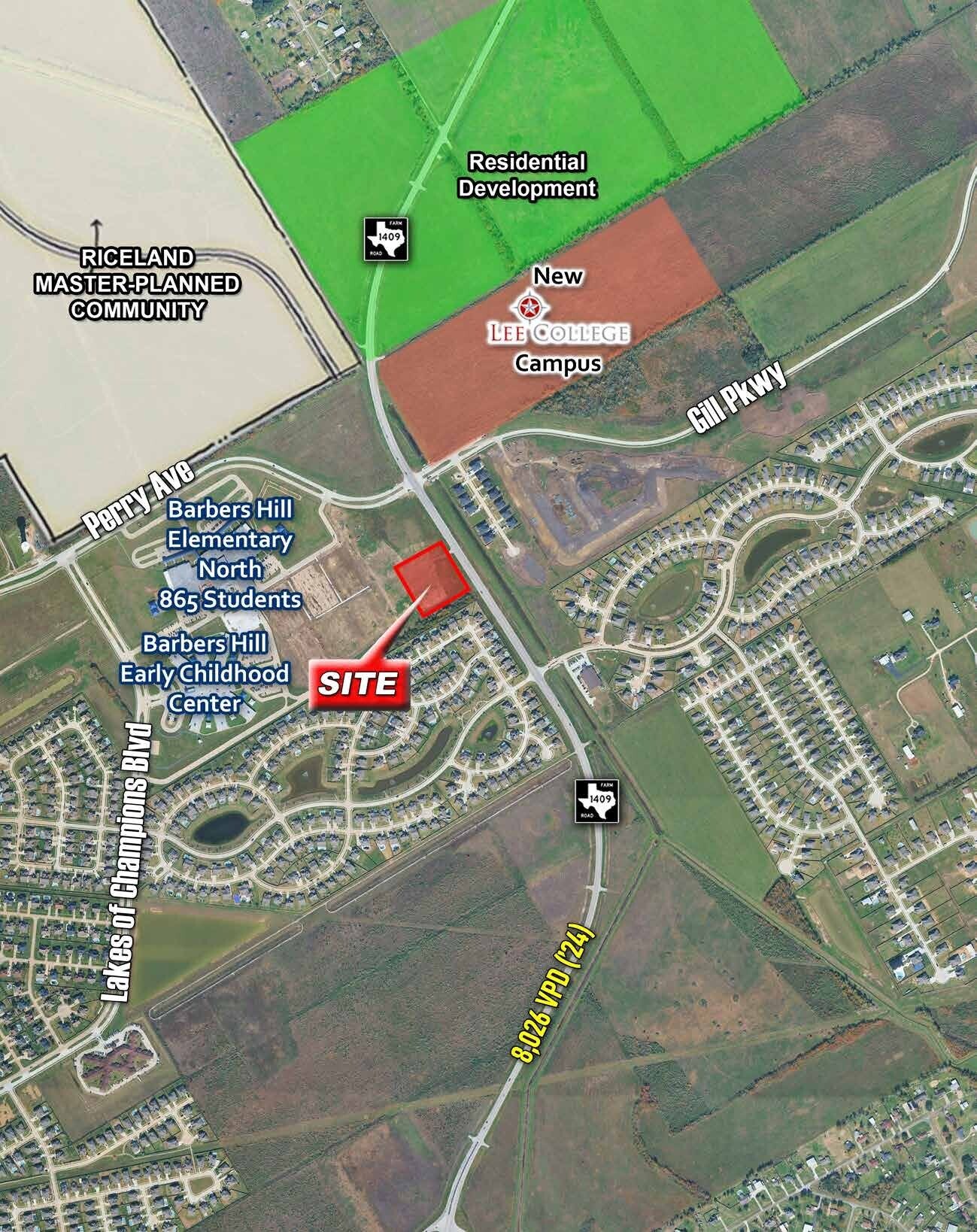 0 FM 1409 Rd, Mont Belvieu, TX à vendre Aérien- Image 1 de 4