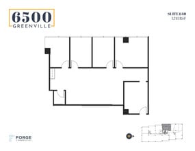 6500 Greenville Ave, Dallas, TX à louer Plan d’étage- Image 1 de 1