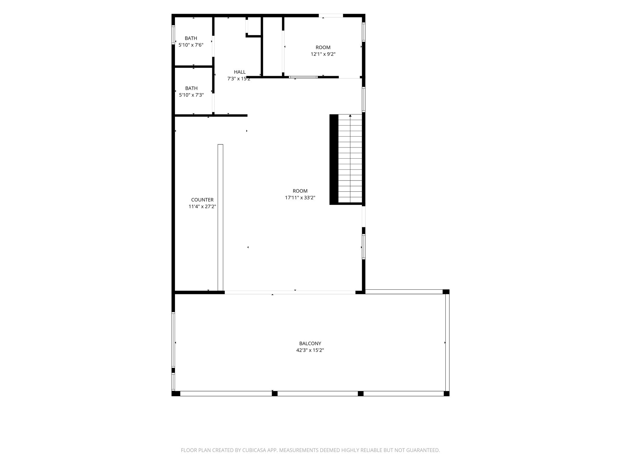 2010 Wilton Dr, Wilton Manors, FL à louer Plan d’étage type- Image 1 de 2