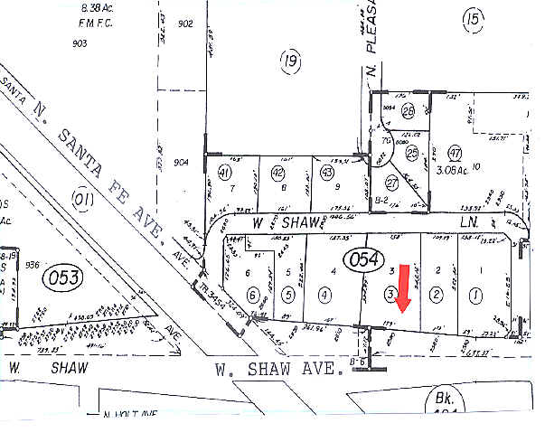 2580 W Shaw Ln, Fresno, CA à louer - Plan cadastral - Image 2 de 18
