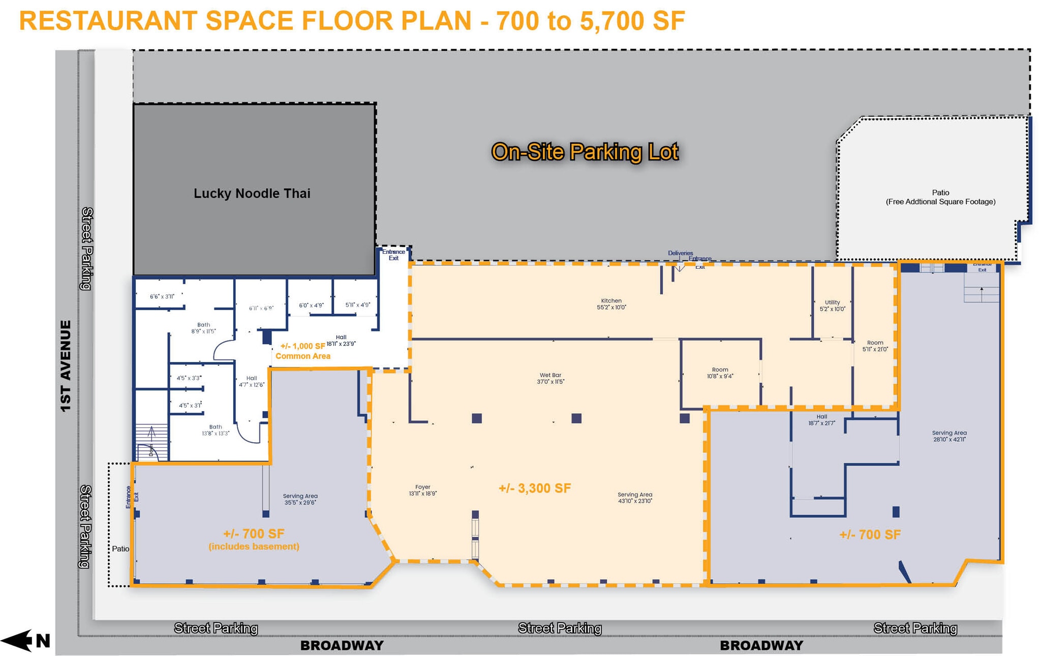 76 Broadway, Denver, CO for lease Floor Plan- Image 1 of 14
