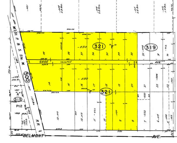 9234 Belmont Ave, Franklin Park, IL for lease - Plat Map - Image 2 of 10