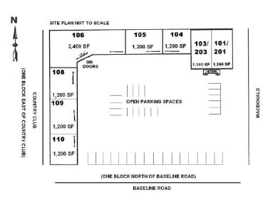 1832 S Macdonald, Mesa, AZ for lease - Floor Plan - Image 3 of 4