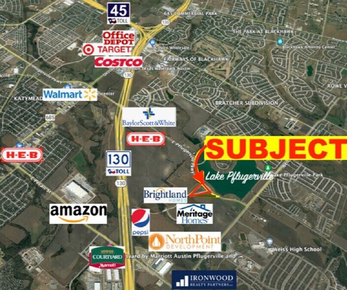 E Pflugerville Pky, Pflugerville, TX à vendre - Aérien - Image 2 de 8