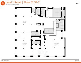 303 W Erie St, Chicago, IL à louer Plan de site- Image 1 de 5