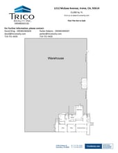1202 McGaw Ave, Irvine, CA à louer Plan d’étage- Image 1 de 1
