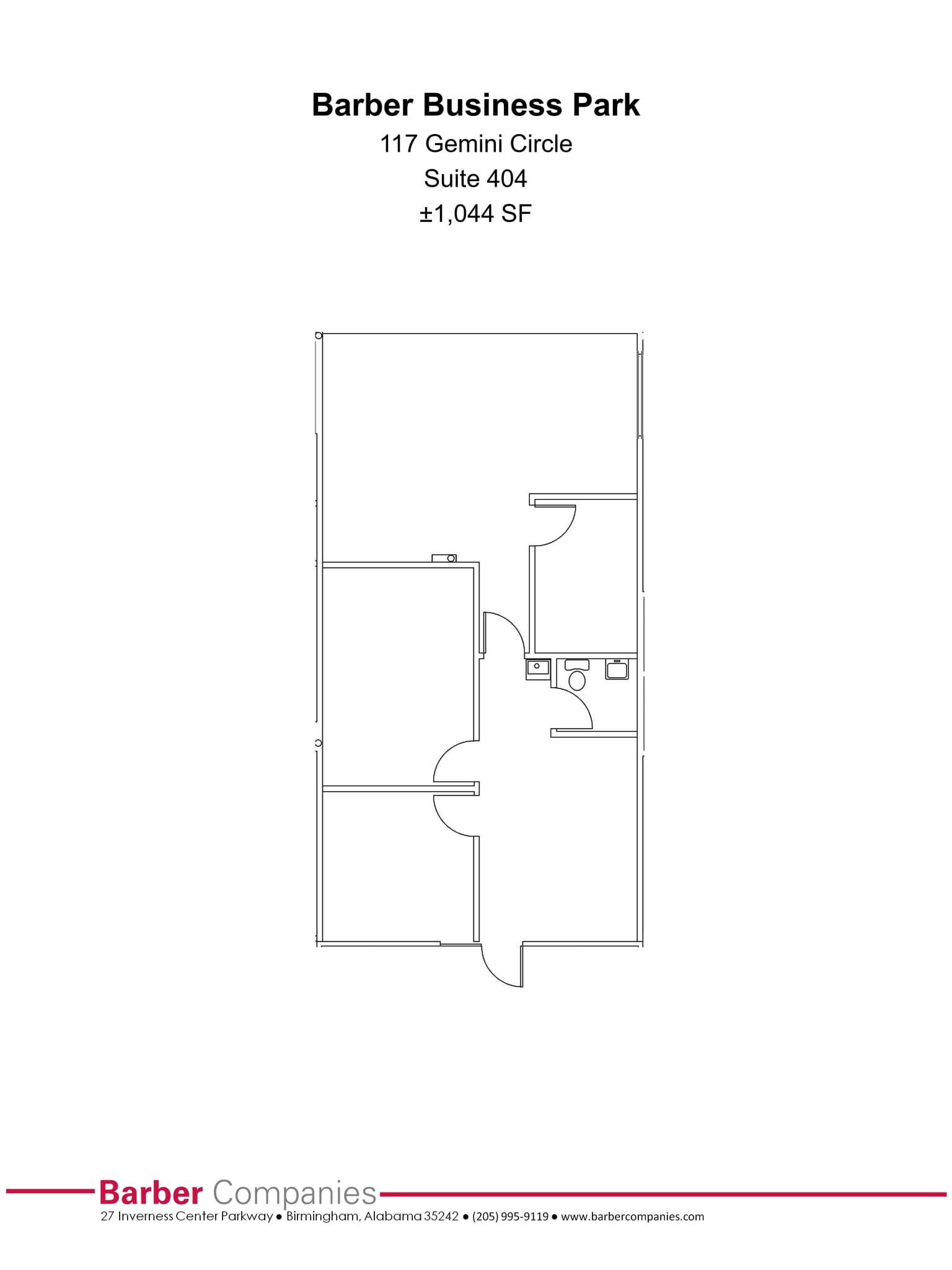 135 Gemini Cir, Birmingham, AL for lease Site Plan- Image 1 of 1