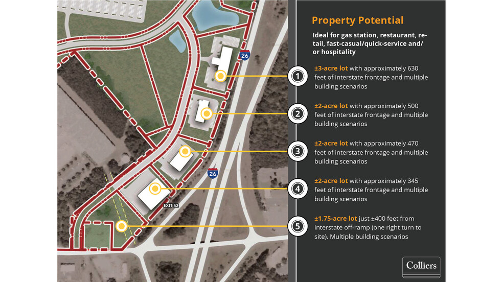 12445 Highway 56 N, Clinton, SC à vendre - Plan de site - Image 2 de 2