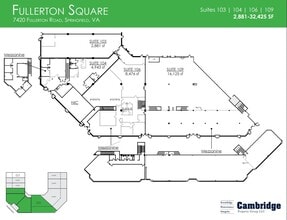 7420 Fullerton Rd, Springfield, VA for lease Floor Plan- Image 1 of 1