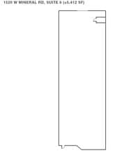 1520 W Mineral Rd, Tempe, AZ à louer Plan d’étage- Image 1 de 1