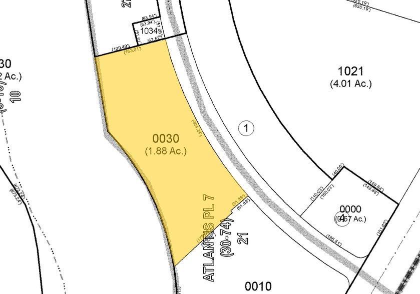 5401 S Congress Ave, Atlantis, FL à louer - Plan cadastral - Image 3 de 9