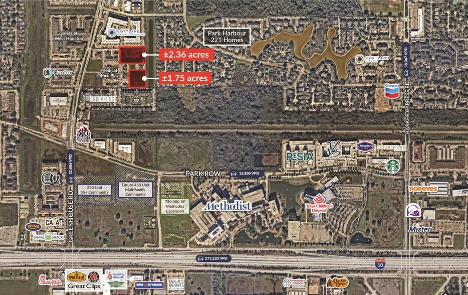 2222 Greenhouse Rd, Houston, TX à vendre - Aérien - Image 1 de 2
