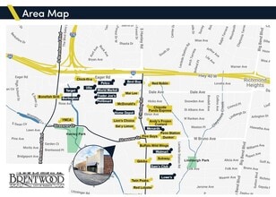 1300 Strassner Dr, Brentwood, MO - AÉRIEN Vue de la carte - Image1